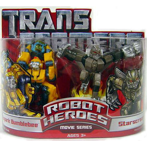Hasbro Transformers Robot Heroes Allspark Bumblebee vs Starscream 2-Pack Action Figure for sale online